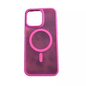 For Apple iPhone 15 Magnetic Pink Phone Cover Case Carbon Neutral New Open Box
